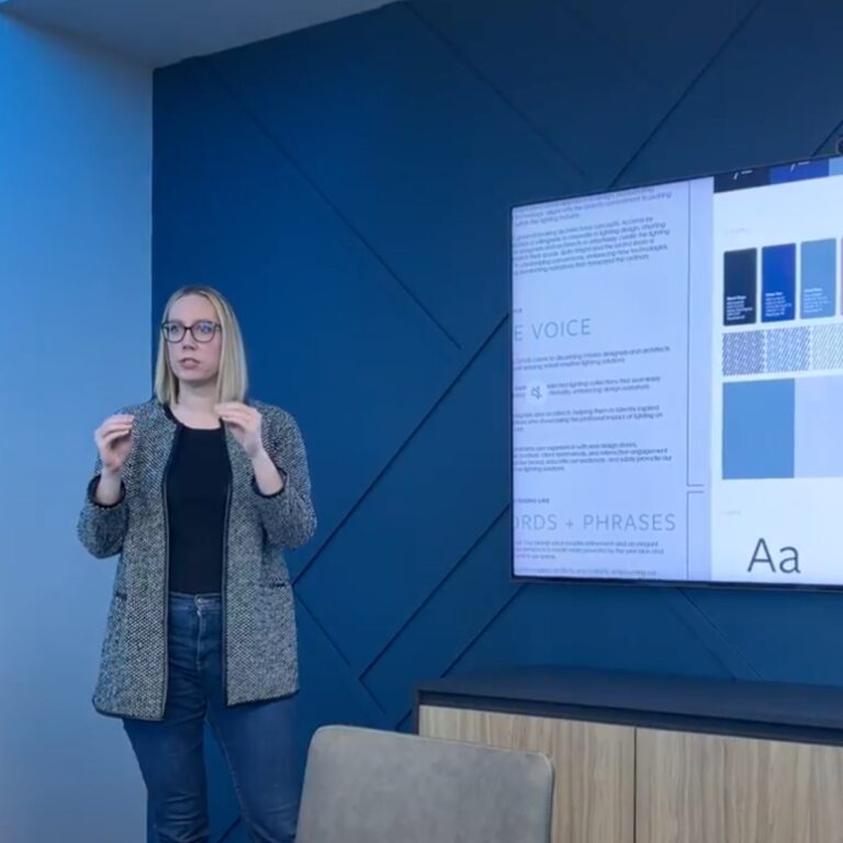 Megan Presenting DAVIS